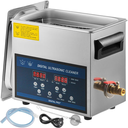 Ultrasonic Cleaner 6L, 28/40kHz, Heater, Timer