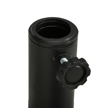 Lietussarga pamatne, HDPE ar betonu, piemērota 32-48 mm stabiem