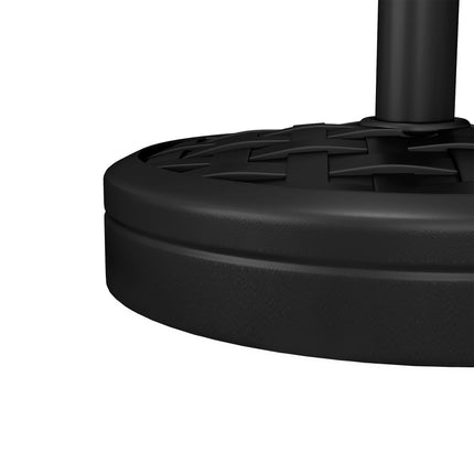 Lietussarga pamatne, HDPE ar betonu, piemērota 32-48 mm stabiem