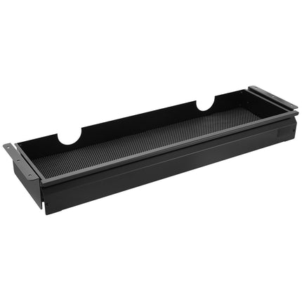 Under Desk Drawer, 33 Inch Slide-Out Steel Keyboard Tray