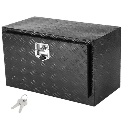 Underbody Truck Tool Box 30 x 14 x 16, Lockable Aluminum Diamond Plate
