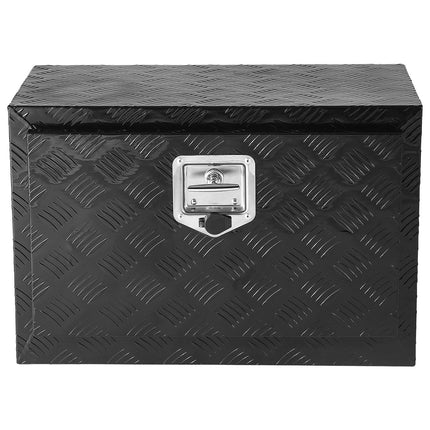 Underbody Truck Tool Box, Aluminum Diamond Plate, 24x17x18