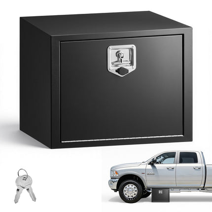 Underbody Truck Tool Box, Steel 24 x 18 x 18 in, Lock