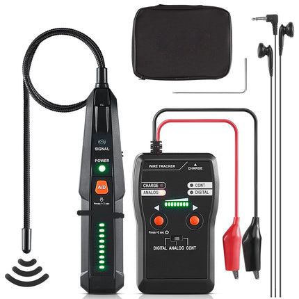 Underground Wire Locator, 6.5 Ft Depth, 3280 Ft Range
