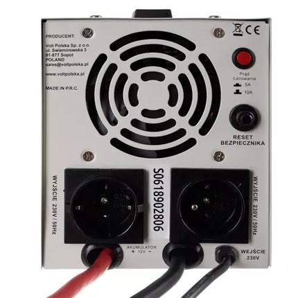 Uninterruptible Power Supply UPS SINUS PRO 500E 12 / 230V