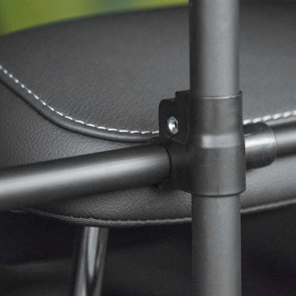 Universal Car Dog Guard with Two Telescopic Tubes, Height 60-105 cm, Black