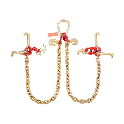 V Bridle Tow Chain 5/16 In x 3 Ft, 10,800 Lb WLL