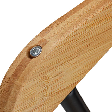 Valet Stand - bambusa un tērauda uzvalku organizators