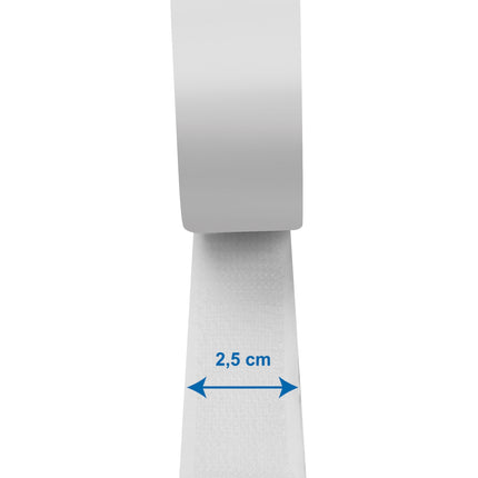 Velcro double-sided 25mm 5 meters White