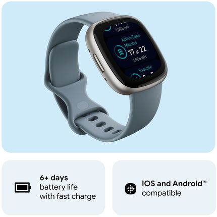 Versa 4, Waterfall Blue/Platinum