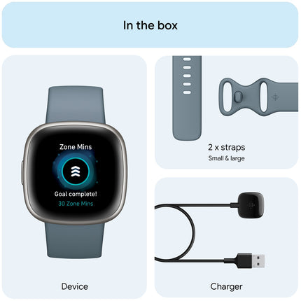 Versa 4, Waterfall Blue/Platinum