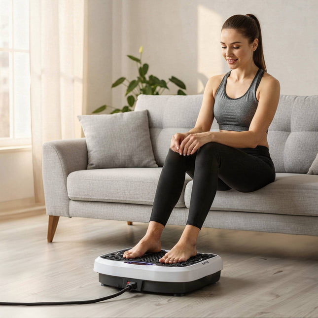 Vibrācijas platforma ar pretestības joslām, Bluetooth, 5 programmas