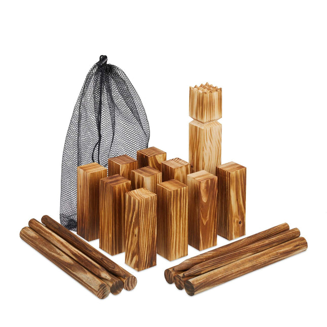 Viking Kubb koka spēļu komplekts