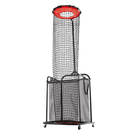 Volleyball Setter Training Net, Adjustable Height, Wheels