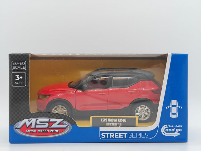 Volvo XC40 uzlādējams die-cast modelis, kolekcionējams mērogā 1:39