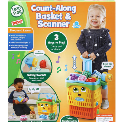 Vtech izglītojoša rotaļlieta ar skaitīšanas grozu un skeneri (angļu valodā)