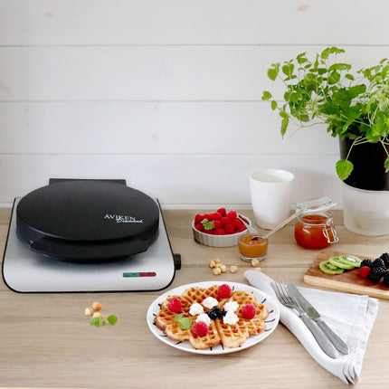 Waffle iron Single Diamond Silver 907.6