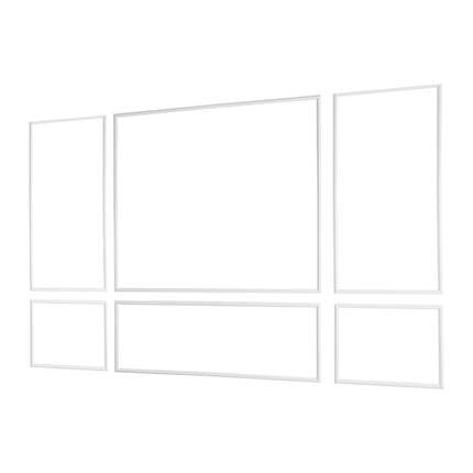 Wainscoting Wall Molding Kit, 3-Pack Paintable Polystyrene