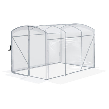 Tuneļveida siltumnīca ar caurspīdīgu vāku, 3x2x2m