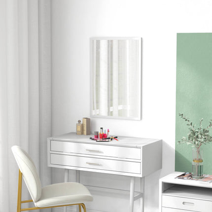 Sienas spogulis 50x70 cm, MDF rāmis, viegli uzstādāms