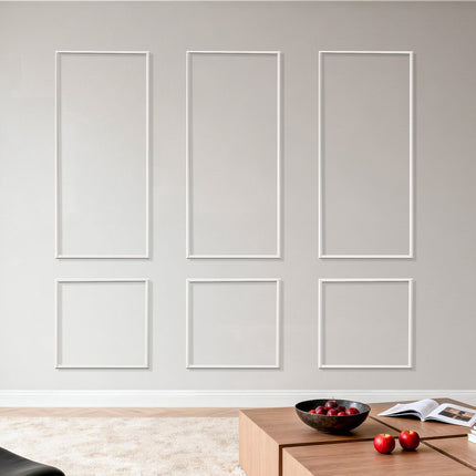Wall Molding Kit, 3-Pack Paintable Polystyrene, White