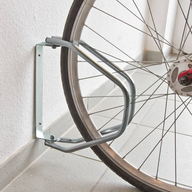 Pie sienas stiprināms grozāms velosipēdu bagāžnieka komplekts, tērauds