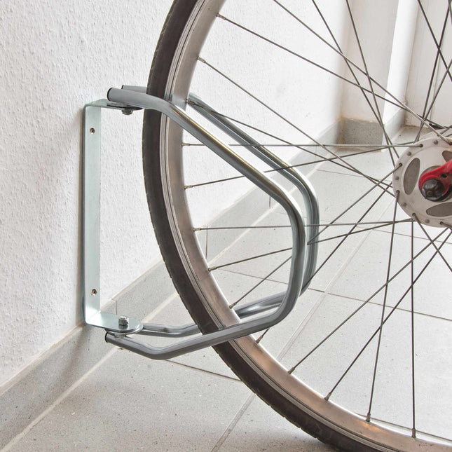 Pie sienas stiprināms grozāms velosipēdu bagāžnieka komplekts