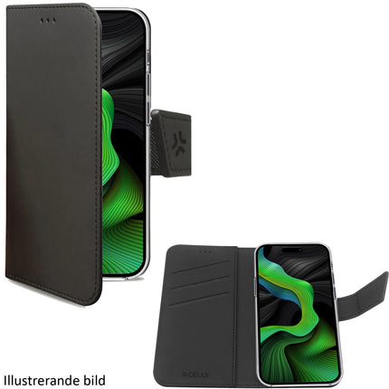 Wally Wallet Case iPhone 16 Pro Black