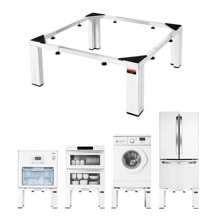 Washer Dryer Pedestal Stand, 12 In, 1200 Lb, White
