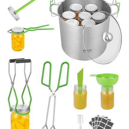 Water Bath Canning Kit, 9-Piece Stainless Steel Set