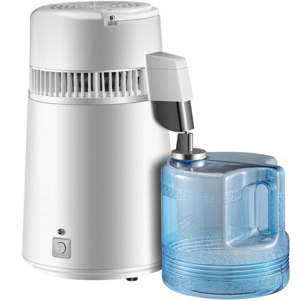 Water Distiller, 4L 750W Stainless Steel, Collection Bottle