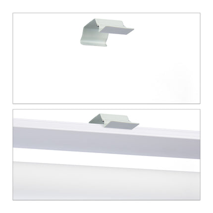Water-Repellent Bathroom Roller Blind, Translucent White
