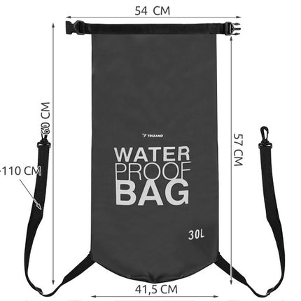 Ūdensnecaurlaidīga soma 30L melna