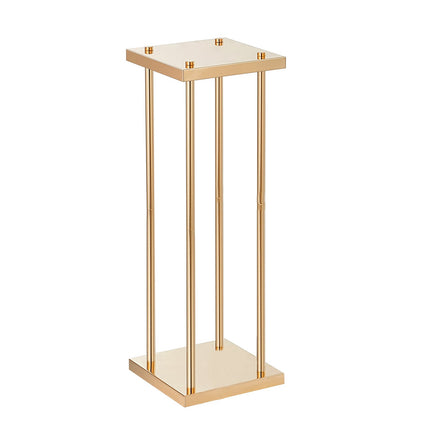 Wedding Flower Stands, 4-Pack Gold Iron Columns 31.5 In