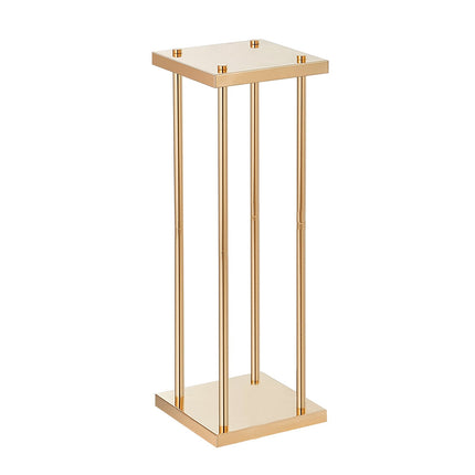 Wedding Flower Stands, 4-Pack Gold Iron Columns 31.5 In