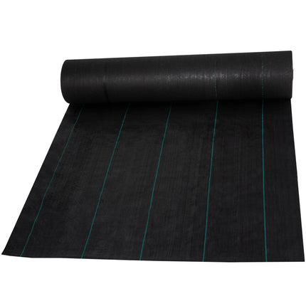 Weed Barrier Fabric, 5 x 250 Ft, 5 Oz Woven PP