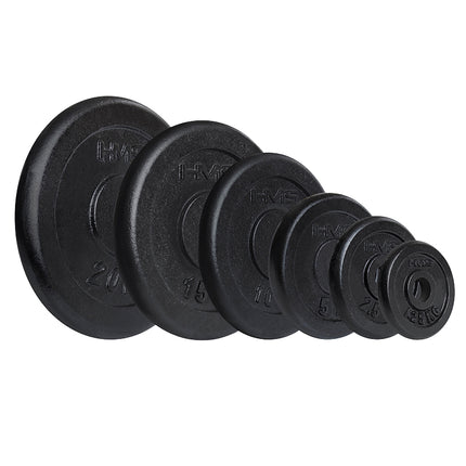 Weight Plate 5 kg, Black – Ideal for Strength Training
