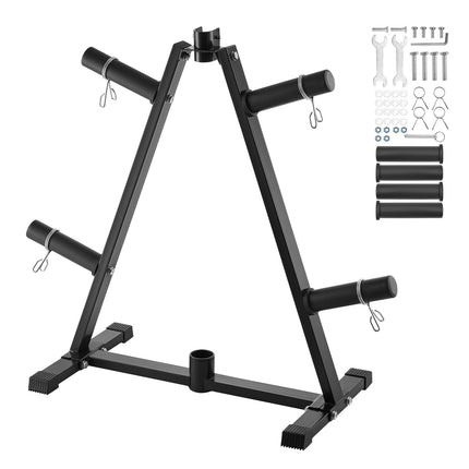 Weight Plate Rack Tree for 2-Inch Plates, 300 lb Capacity