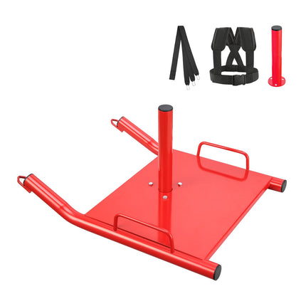 Weight Training Pull Sled, Steel, 2-Inch Plate, 400 lb