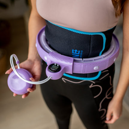 Svarots hula riņķis ar skaitītāju, violets