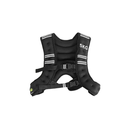 Svaru veste 5 kg, neoprēns, regulējamas siksnas, atstarojoša