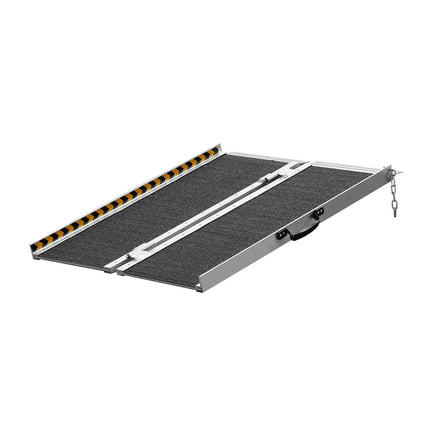 Wheelchair Ramp, 3 ft Folding Aluminum, 800 lb Non-Slip