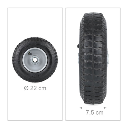 Ķerras riteņi 2.50-4, komplektā pa 2