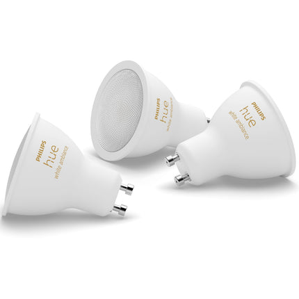 White Ambiance GU10 400lm 3-pack
