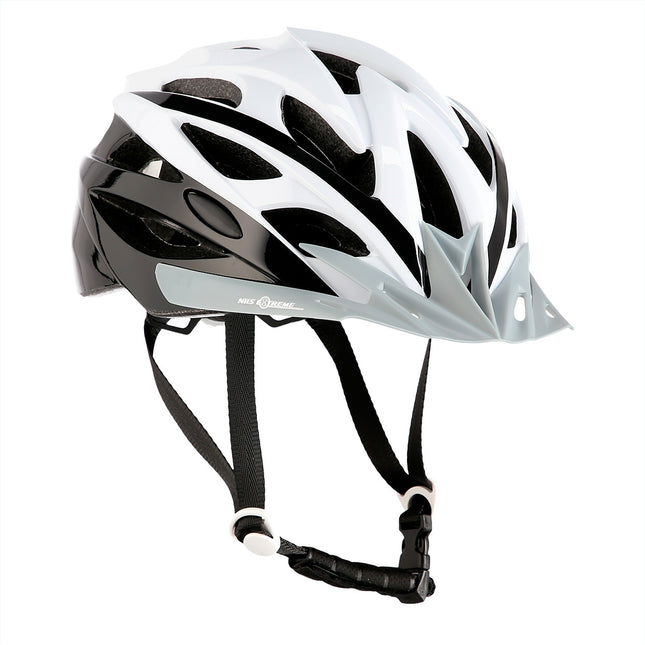 Balta-melna ķivere, S izmērs (50-58 cm)