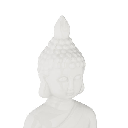 Baltā Budas figūra 17 cm