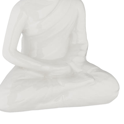 Baltā Budas figūra 17 cm