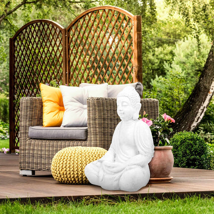 Baltā Budas figūra 70 cm