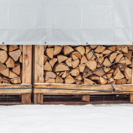 Balts brezents 120 g/m²