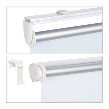 Baltas termo rullo žalūzijas 220 cm garas